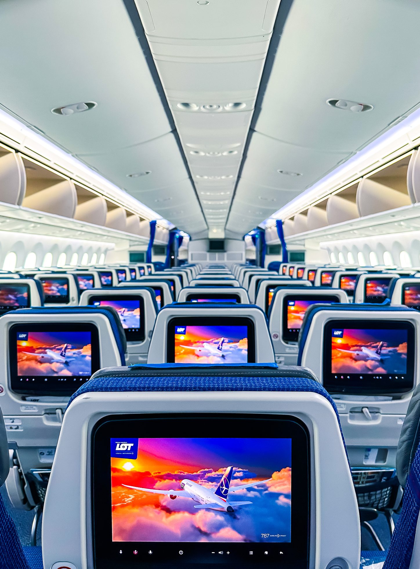 Klasa Ekonomiczna samolotu Boeing 787-9 Dreamliner